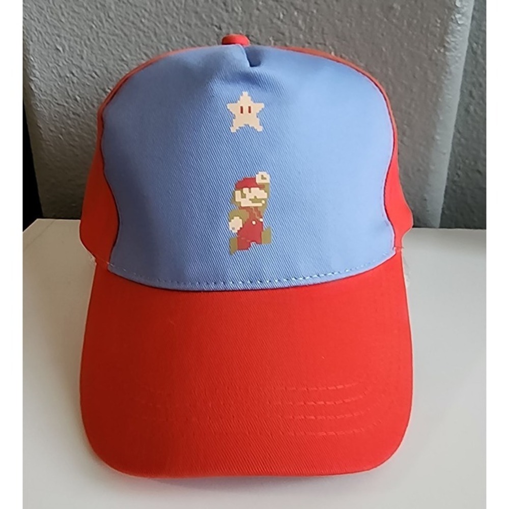 Culturefly Super Mario Bros. Adjustable Cap One Size Snapback NWT Nintendo Hat